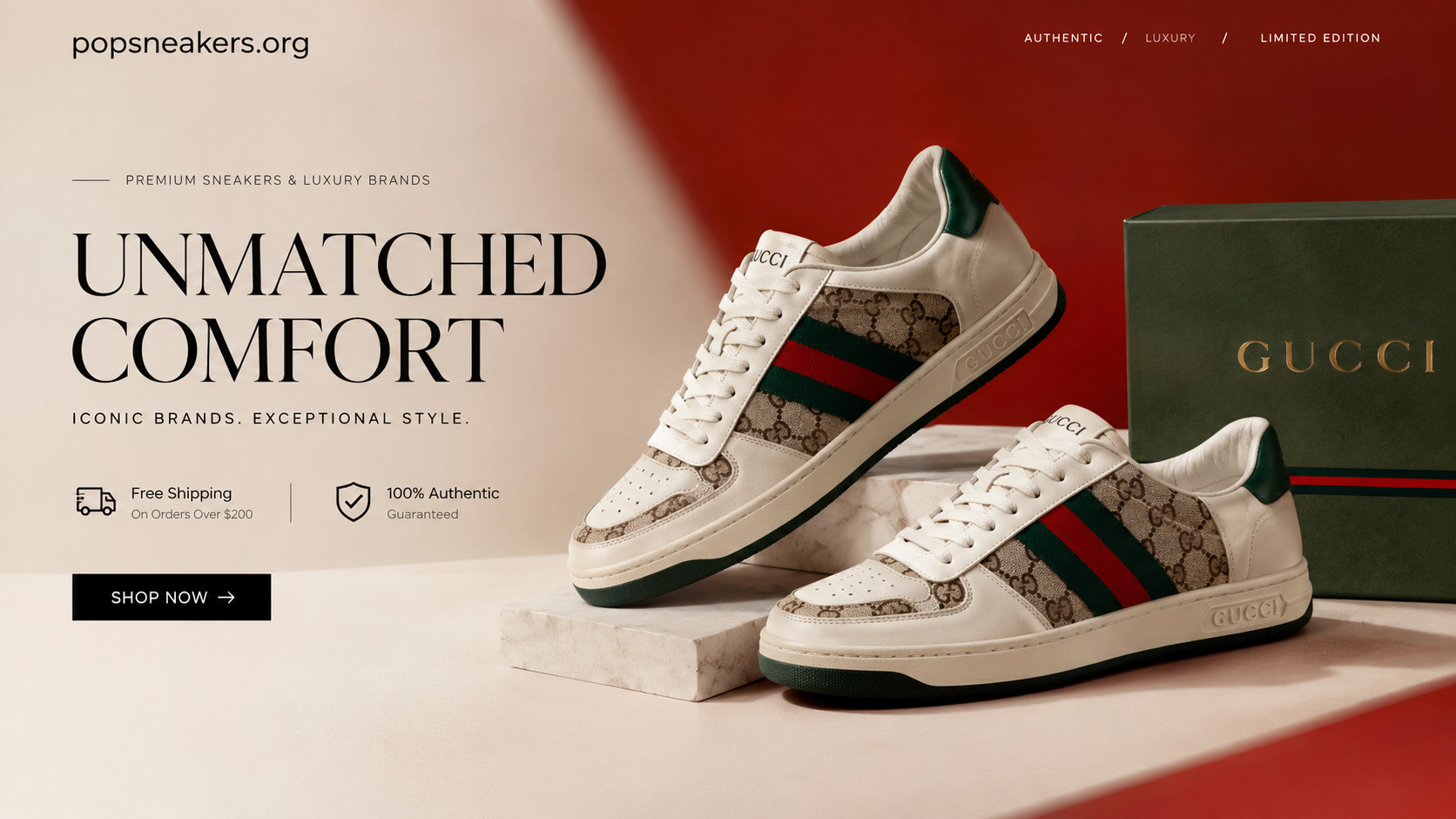 pop sneakers