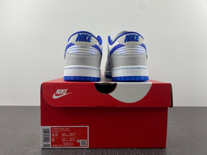 nike dunk low wmns “worldwide pack-white game royal” fb1841-110