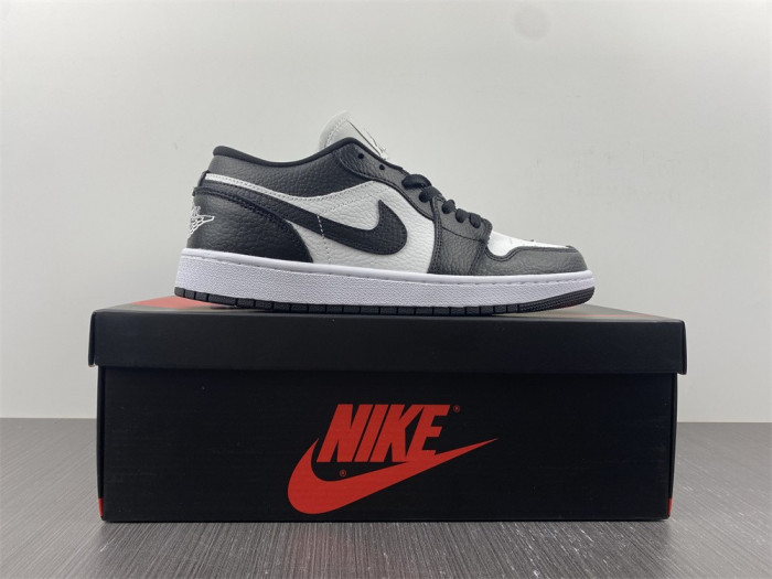air jordan 1 low homage split white black dr0502-101