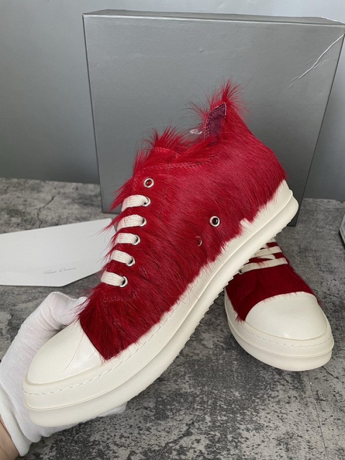RICK OWENS SNEAKER (SUEDE)