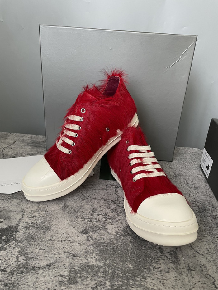 RICK OWENS SNEAKER (SUEDE)