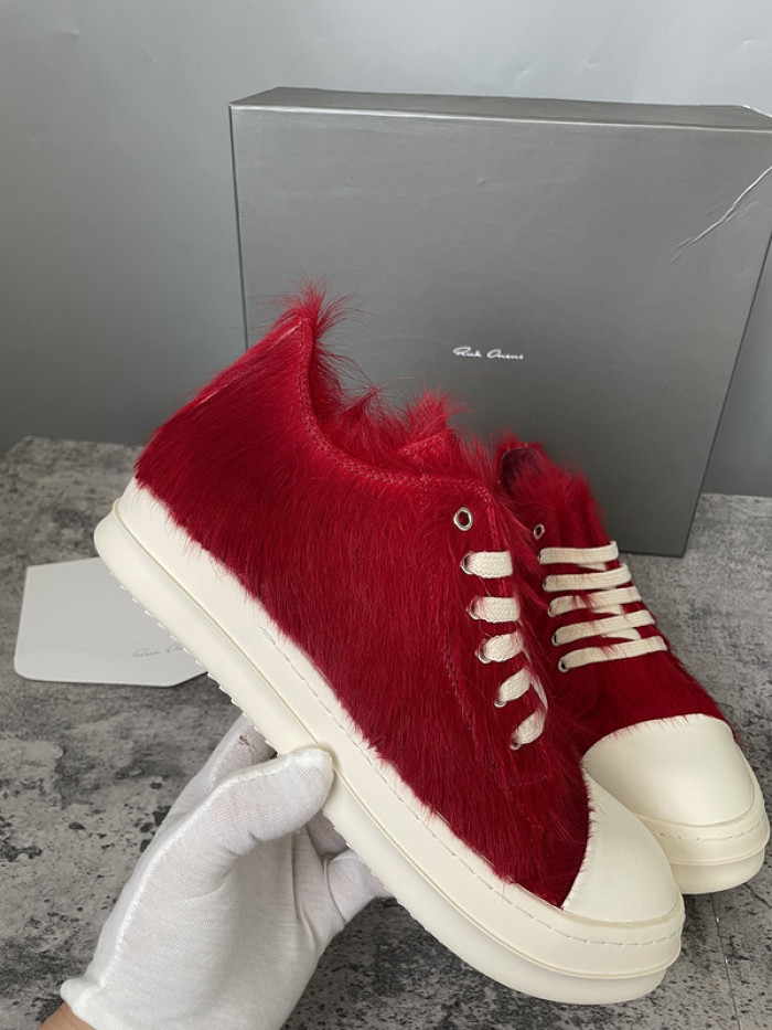RICK OWENS SNEAKER (SUEDE)