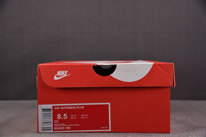NEW Nike Air VaporMax Plus White Pure Platinum 924453-100