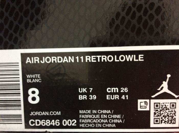 jordan 11 retro low snake light bone cd6846-002