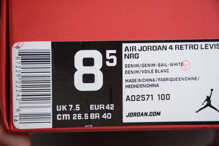 air jordan 4 white denim ao2571-100