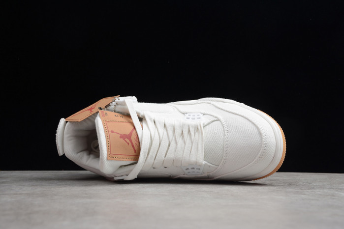 air jordan 4 white denim ao2571-100