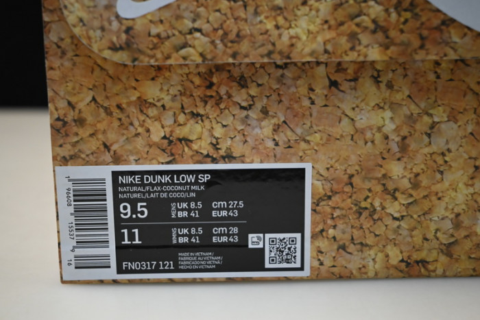 nike dunk low sp clot cork fn0317-121