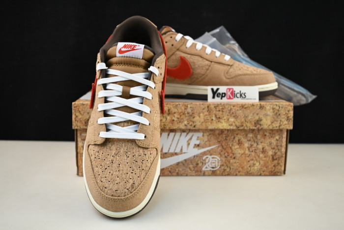 nike dunk low sp clot cork fn0317-121