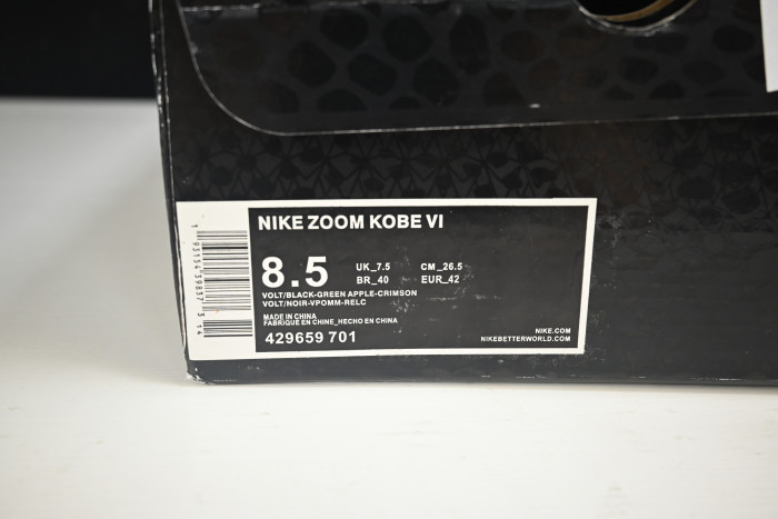 nike kobe 6 grinch cw2190-300