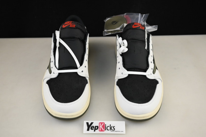 travis scott x air jordan 1 low og olive dz4137-106