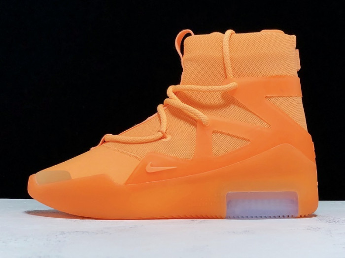 nike air fear of god 1 orange pulse ar4237-800