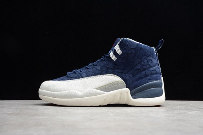 air jordan 12 retro international flight blue white bv8016-445