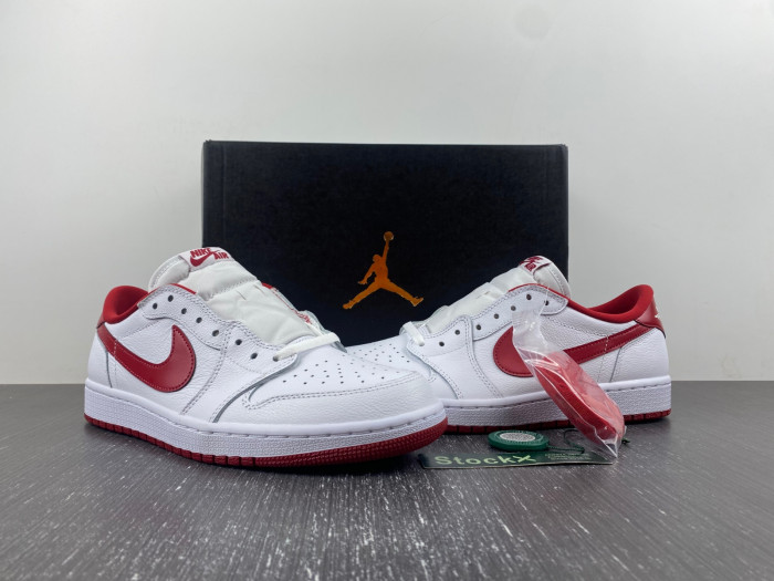 air jordan 1 low white varsity red 705329-101
