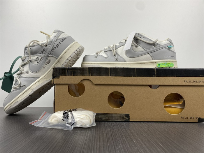 nike dunk low ow lot 42 dm1602-117