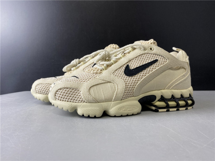 stussy x air zoom spiridon caged cq5486-200