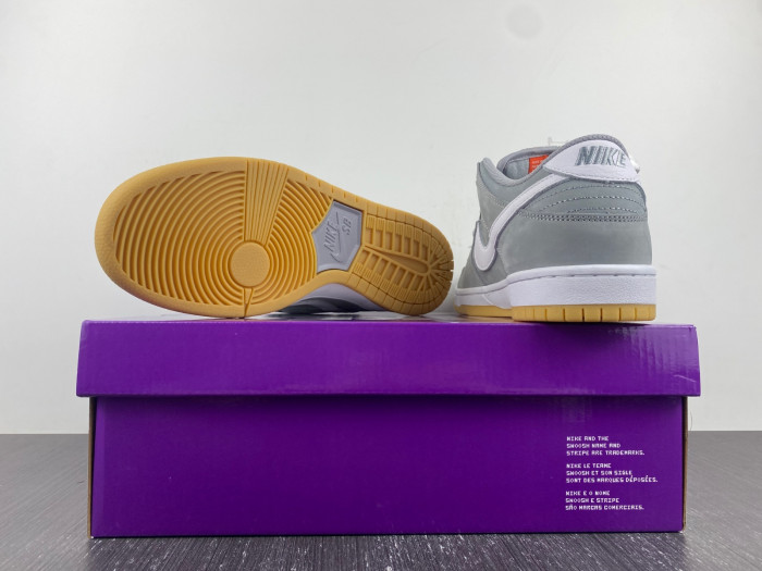 nike sb dunk low orange label wolf grey gum dv5464-001