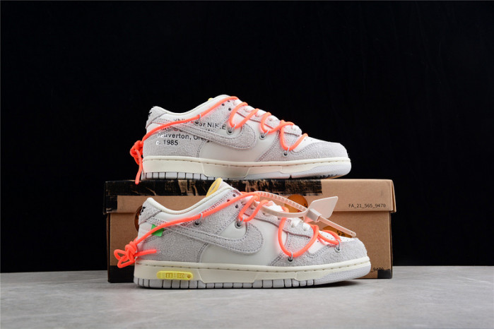nike dunk low ow lot 11 dj0950-108