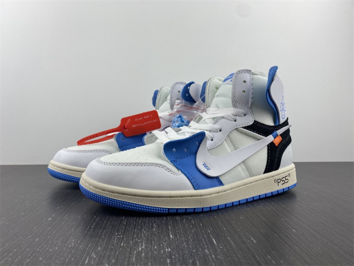 ow x air jordan 1 high aq0818-168