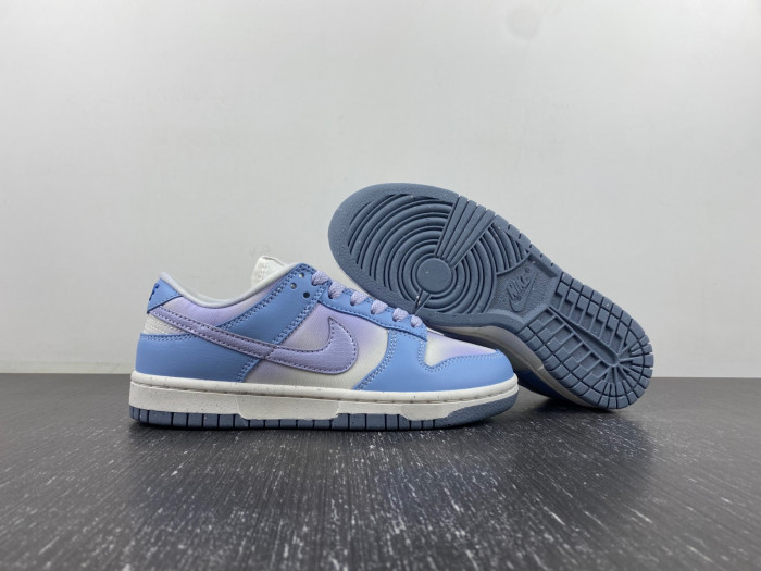 nike dunk low blue airbrush canvas fn0323-400