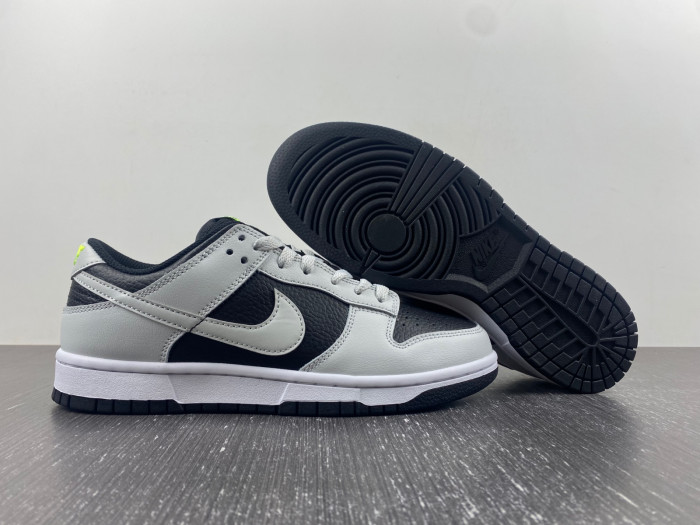 nike dunk low grey panda volt fd9756-001