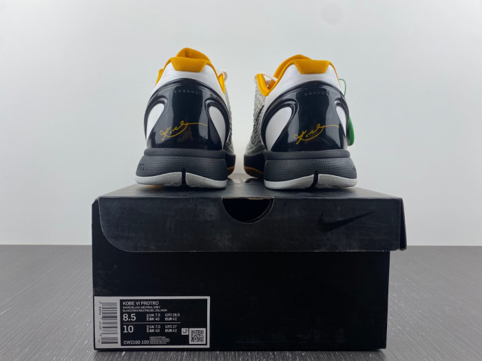 nike kobe 6 protro playoff pack white del sol cw2190-100