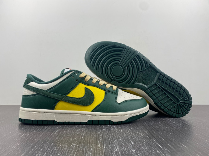 nike dunk low se noble green fd0350-133