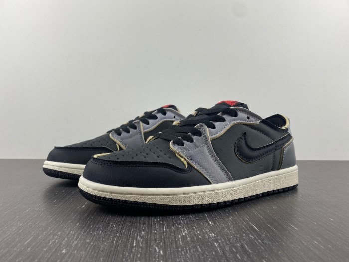 air jordan 1 low black smoke grey dv0982-006