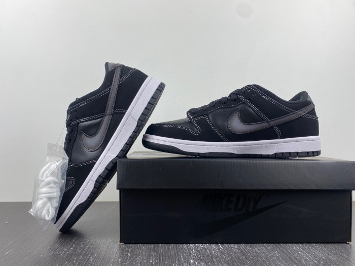 nike dunk low airbrush s*h black fd6923-001