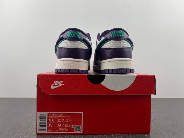 nike dunk low “chenille s*h” dq7683-100