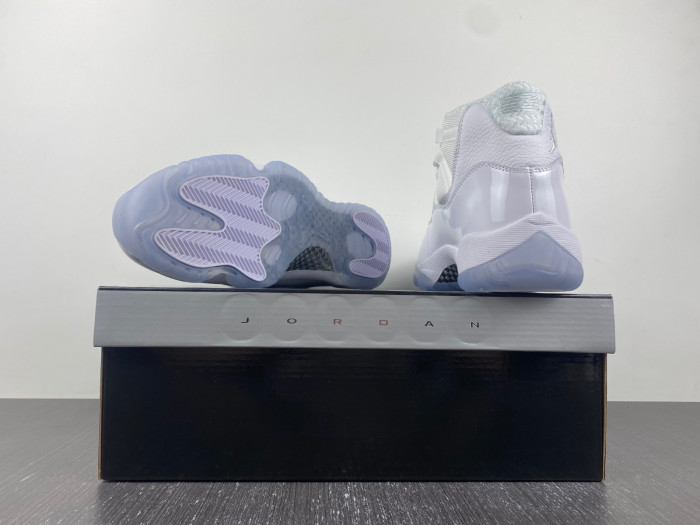 jordan 11 retro silver anniversary sneakers