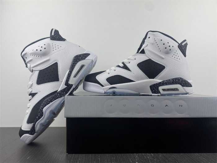 air jordan 6 retro "oreo" 384664-101