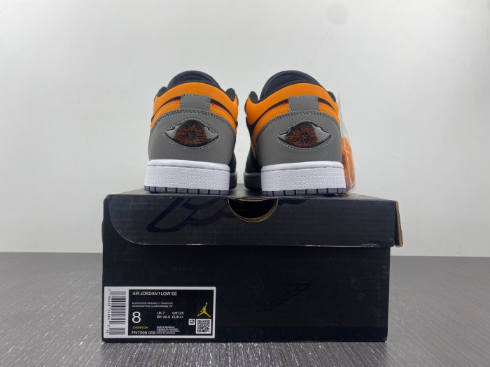 air jordan 1 low vivid orange fn7308-008