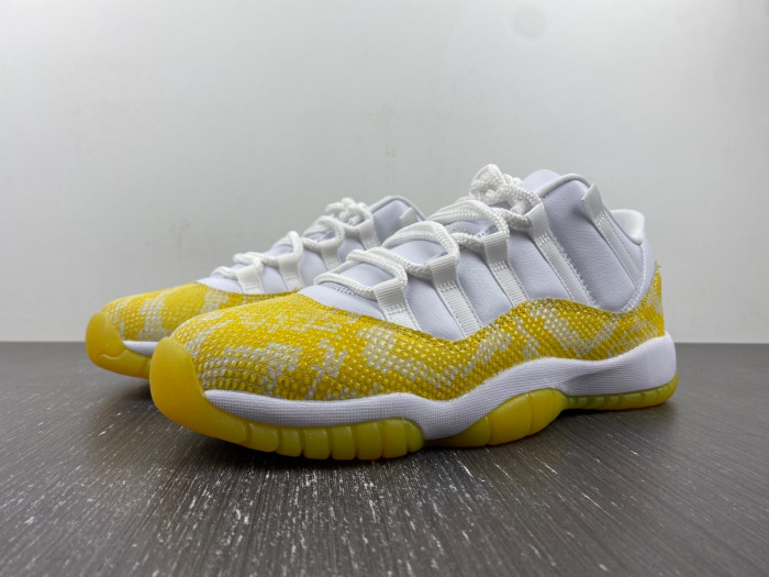air jordan 11 low “yellow snakeskin” ah7860-107