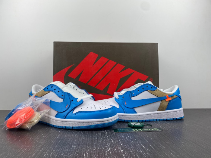 off-white x air jordan 1 low unc cz0790-148