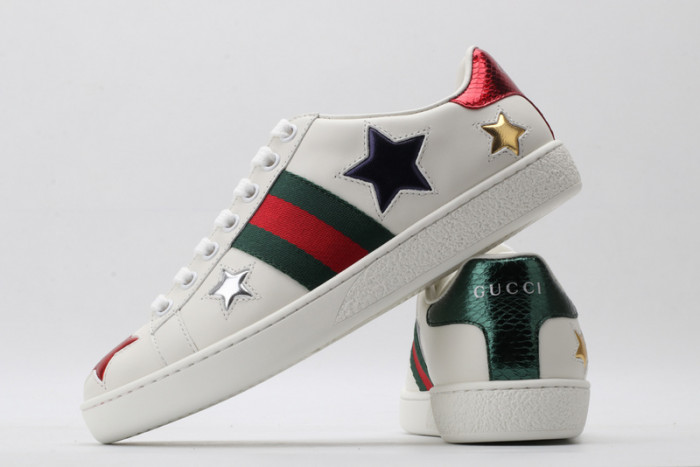 g*u*i ace embroidered low-top sneaker g096