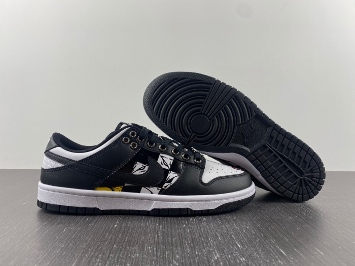 nike dunk low Ch*0me He**ts panda dd1391-1001