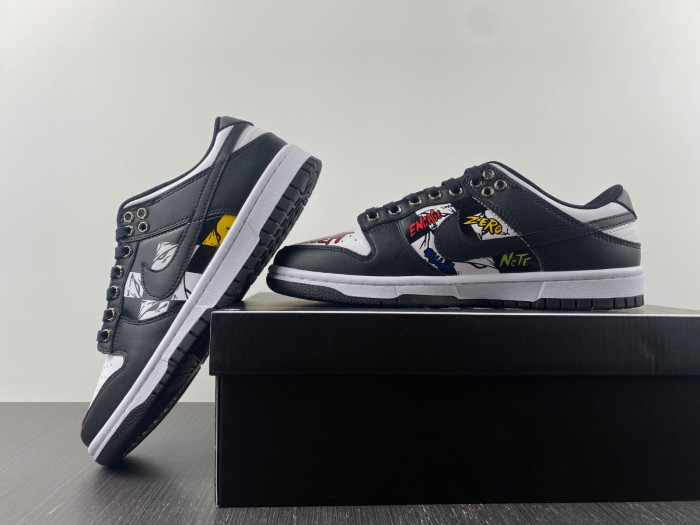 nike dunk low Ch*0me He**ts panda dd1391-1001