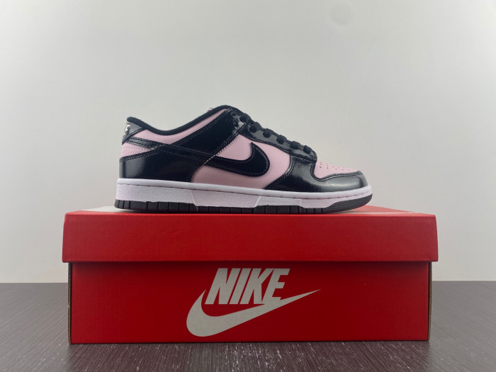 nike dunk low pink foam black dj9955-600