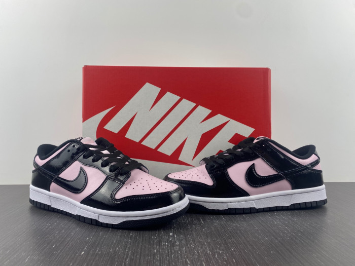 nike dunk low pink foam black dj9955-600