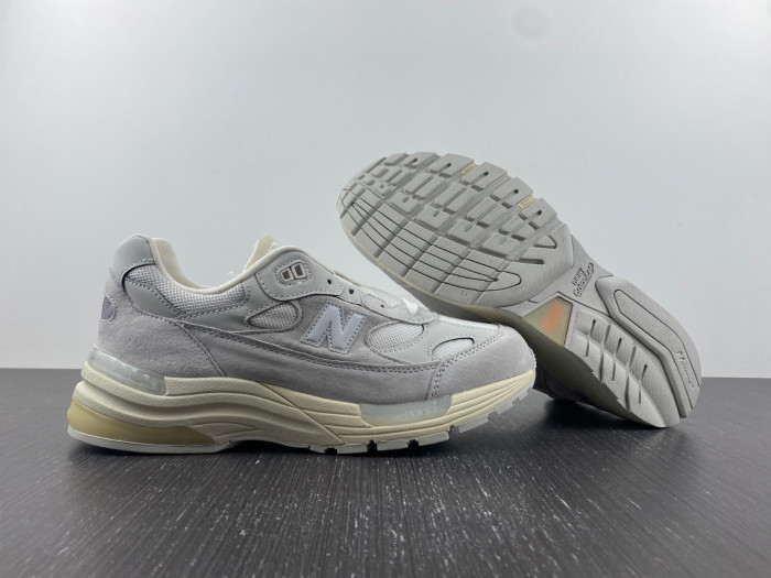 new balance 992 white silver m992md
