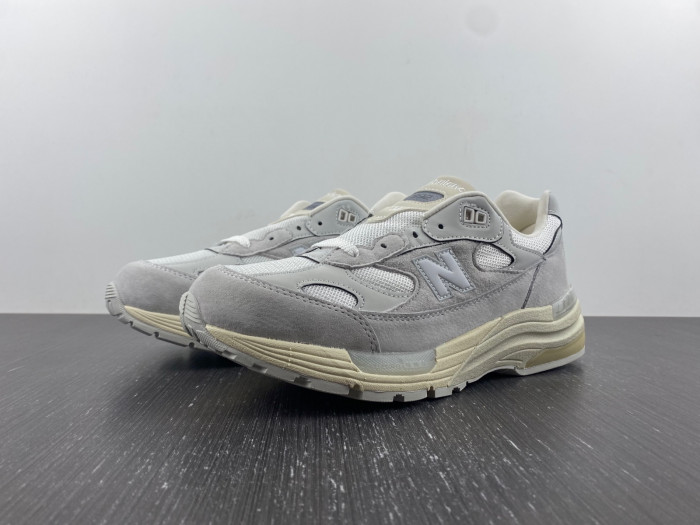 new balance 992 white silver m992md