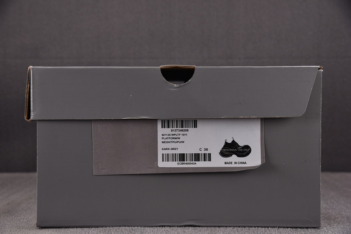 Ba*len*cia*ga Platform Dark Grey