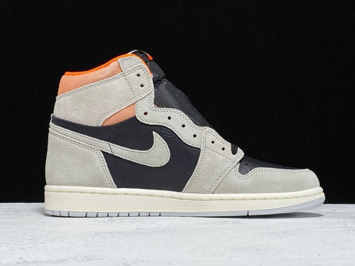 air jordan 1 grey black crimson 555088-018