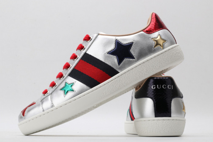 g*u*i ace embroidered low-top sneaker g097