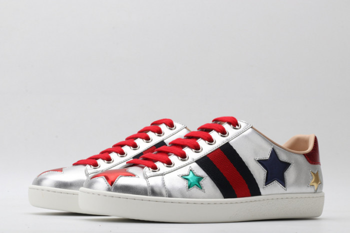 g*u*i ace embroidered low-top sneaker g097