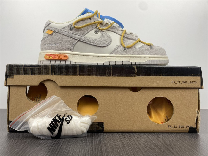nike dunk low ow lot 34 dj0950-102
