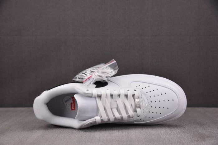 S*prem* Nike Air Force 1 Low White Black CU9225-102