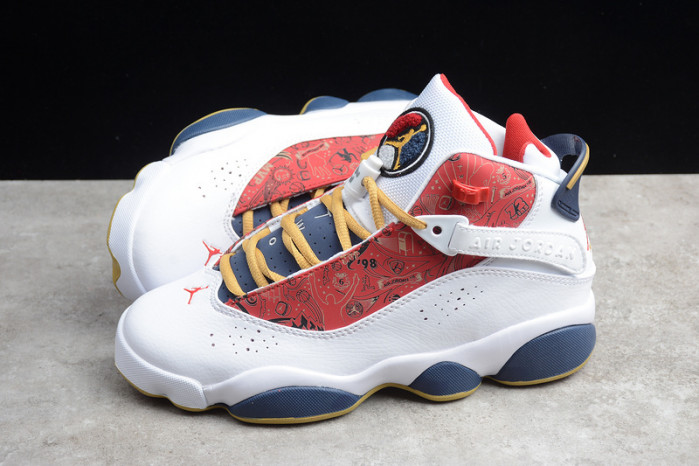 air jordan 6 rings championship pack white red 322992-163