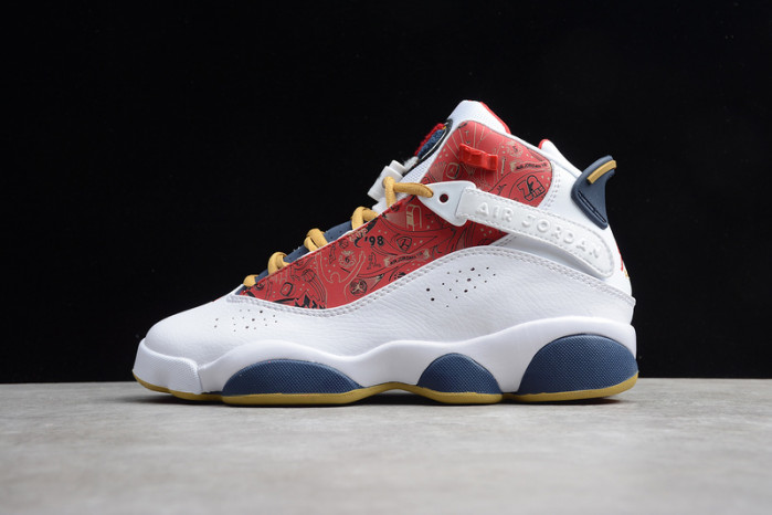 air jordan 6 rings championship pack white red 322992-163