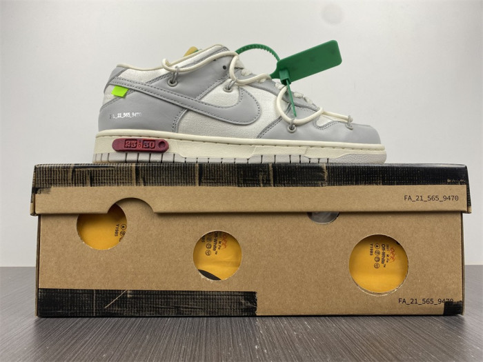 ow x nike dunk lot 25 dm1602-121
